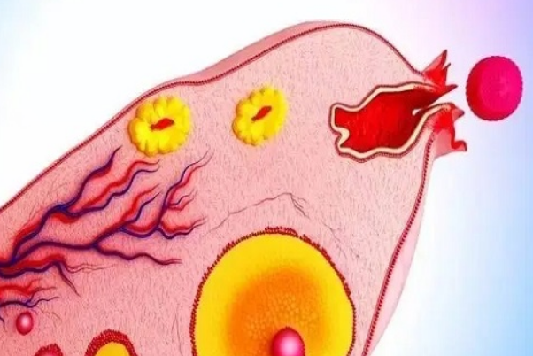 荷尔蒙水平的波动会导致卵泡破裂