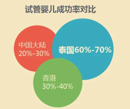 泰国试管婴儿正常夫妻成功率为70%~80%