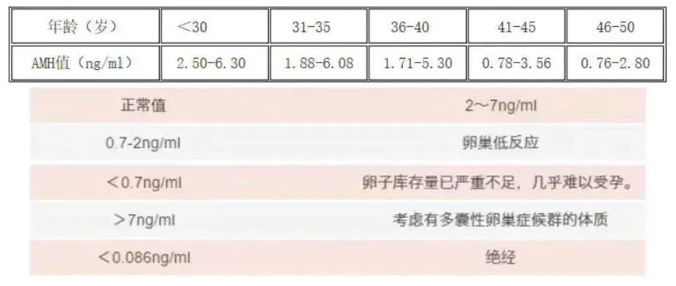 amh值的正常范围，多少可以做试管？