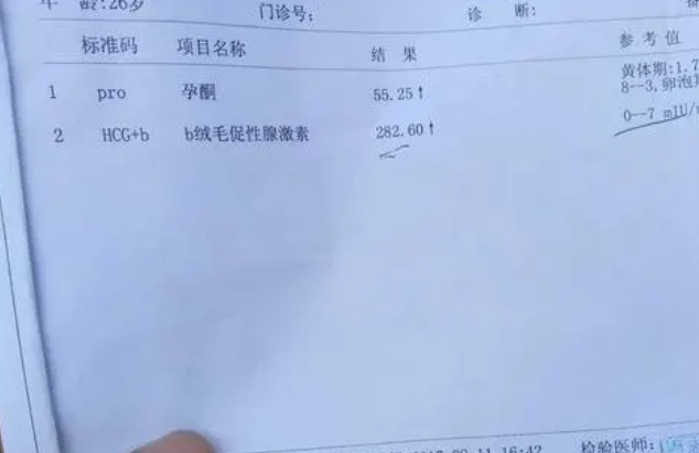 试管移植双胎20天后hcg值在多少范围内属于正常的？